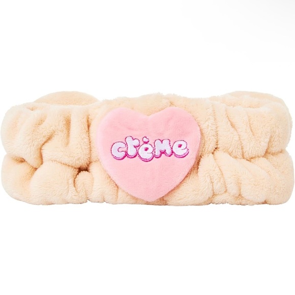 The Crème Shop – 3D Teddy Headyband™ Plush Spa Headband (Milk Tea Cloud) – NWT - Picture 4 of 6
